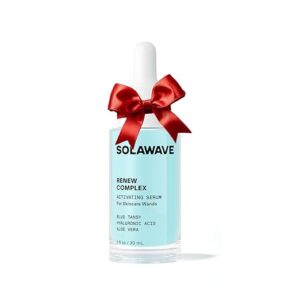 Solawave Renew Complex Serum for Face & Neck | Boost the Effects of Solawave Facial Wand | Red Light Therapy for Face & Microcurrent Facial Device for Anti-Aging & Skin Tightening | Solawave Original - Image 1