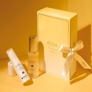 d'alba Piedmont White Truffle Vegan Holiday Gift Set, First Aromatic Spray Serum & All In One Multi Balm, Suitable for All Skin Types, Perfect for Christmas Gift, Stocking Stuffers - Image 1