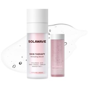 SolaWave Skin Therapy Activating Serum with 1 Refill | Enhance Red Light Therapy Wand Results | Hydrating Skincare for Microcurrent Galvanic Current - Image 1