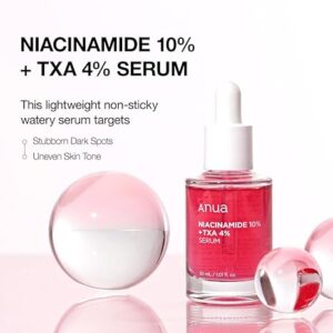 Anua 10% Niacinamide+ 4% Tranexamic Acid Serum, Ceramide, Hyaluronic Acid, Vitamin B12 natural color, for Sensitive skin, Korean Glass Skin, Fragrance-Free (30ml /1.01 fl.oz.) - Image 5